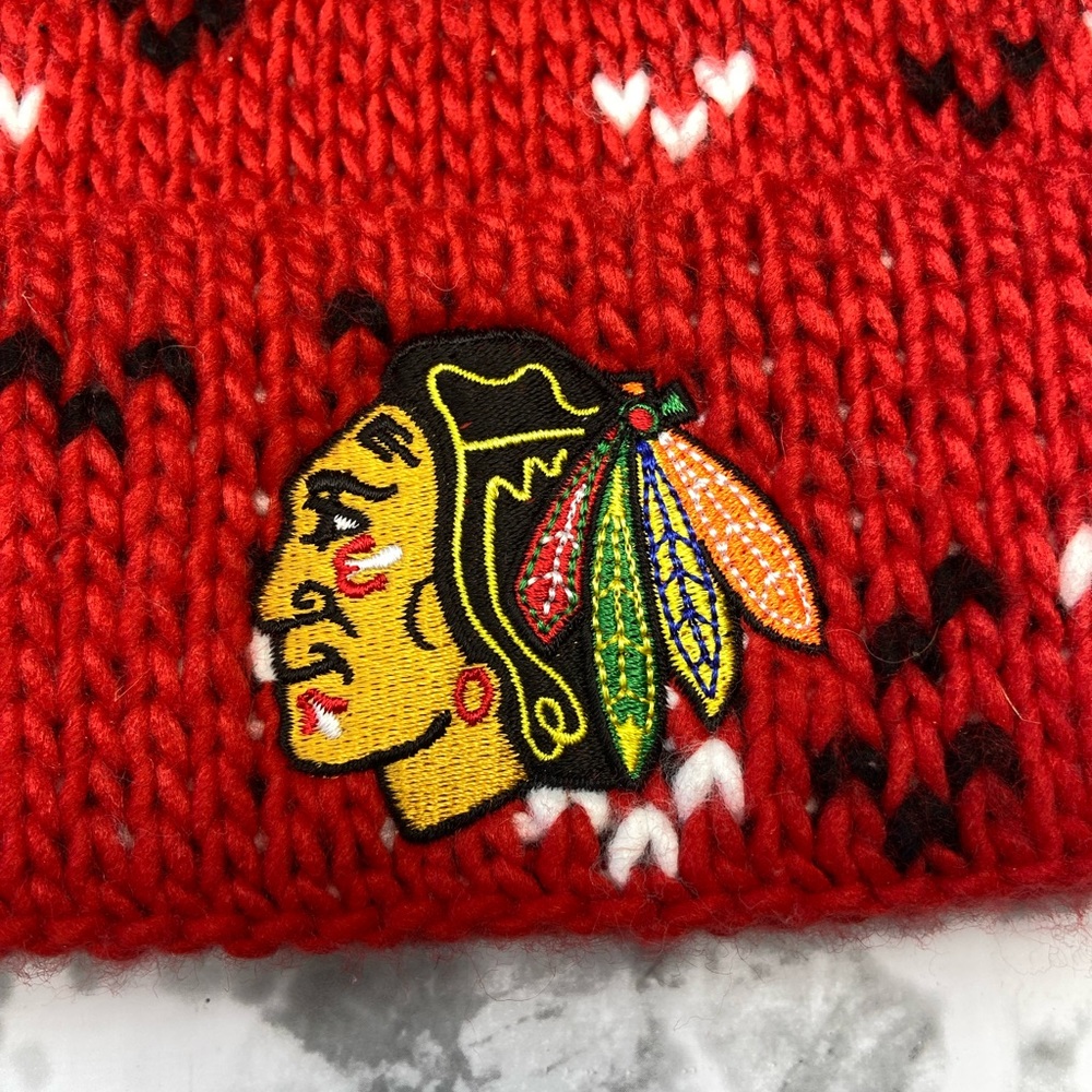 Adidas Chicago Blackhawks stocking cap